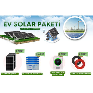 Güneş Enerjisi Paketi – 5.6kW Güçlü Off-Grid Sistem Güneş Enerjisi Paketi – 5.6kW Güçlü Off-Grid Sistem